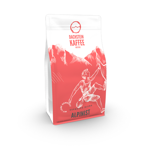 Dachsteinkaffee Espressoblend Alpinist ganze Bohne Röstkaffee Kaffeerösterei in Schladming Dachstein