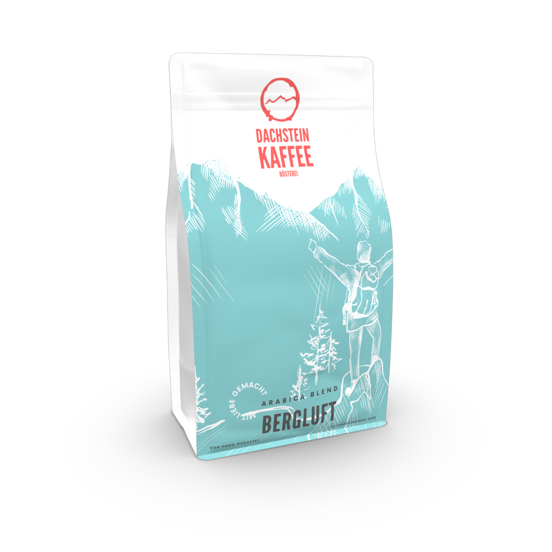 Dachsteinkaffee Espressoblend Alpinist ganze Bohne Röstkaffee Kaffeerösterei in Schladming Dachstein