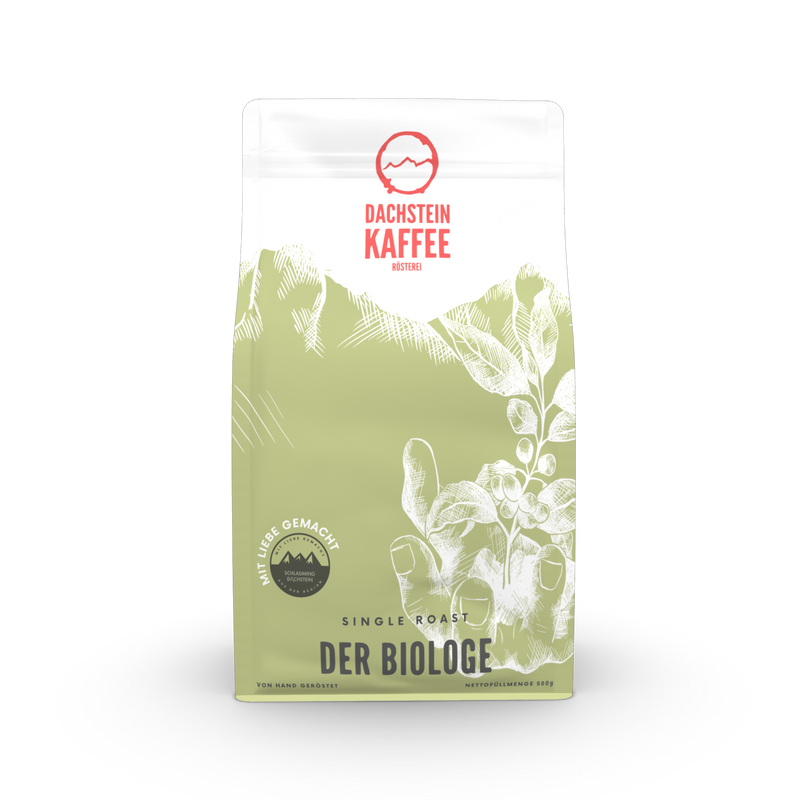 Dachsteinkaffee Single roast biologe Röstkaffee ganze Bohne